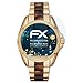 Produktbild atFoliX Schutzfolie kompatibel mit Michael Kors Access Bradshaw 44.5 mm Panzerfolie, ultraklare und stoßdämpfende FX Folie (3X)