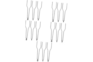 OSALADI Pyrograph Pen Tip Stippling Kit Professional Tools Leather Tools Wood Burner Tips Wood Burning Wire Tips Fire Pen Tips Made of Wire Tips for Burning Wood Pack of 15