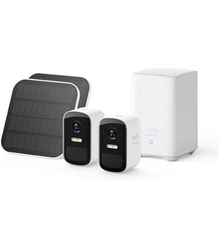 eufy Security eufyCam 2C Pro 2+1 Kit with Solar Panel 2W, Wireless