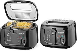 Michelino Kunststoff-Fritteuse 2,5 Liter schwarz