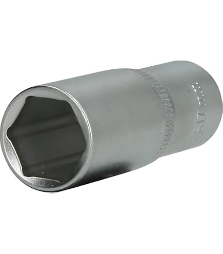 QUARKZMAN 3/8" Antrieb Tiefe Schlagnüsse 17 Mm – 30 Mm Lang, Aus CR-MO Stahl, Geschwärzt, Für Schlagschrauber