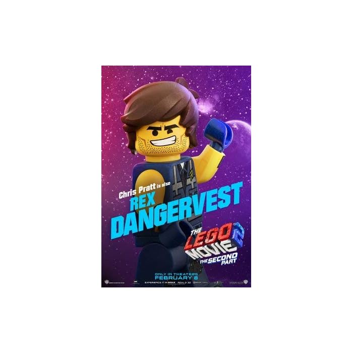 Buy THE LEGO MOVIE 2 Rex Dangervest U.S Movie Wall Poster Print