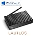 Produktbild Mini-PC - lautlose CSL Narrow Box Ultra HD Storage Line Pentium/Win 10 - Silent-PC mit Intel-CPU 4X 2600MHz, 32GB SSD, 4GB RAM, Intel HD, AC WLAN, USB 3.1, HDMI, Bluetooth, Windows 10