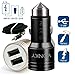 Produktbild VONKY 2,1A + 1A Dual Port KFZ Hammer Auto Ladegerät Autoladegerät mit 2 in 1 Micro-USB Android und iOS Kabel - Schwarz