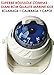 Produktbild Wunderschöne Zirkel Kompass 8 cm auf Fuß Hat Beleuchtung und Kalibrierung. Hochwertige Marineblau. Farbe weiß. 4 x 4 RAID Trial Quad Cross, Rallye Auto Motorrad LKW Wohnmobil Sirene Hupe Outillage Zubehör Scooter youngtimers Boot Marineblau lcm0817
