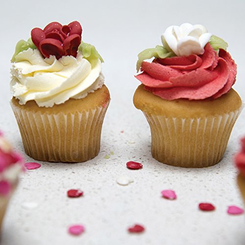 Großes 8teiliges Koch- Backset Spritzbeuteldüsen zur Tortendekoration, Zuckerguss, Glasur, Canapés von Kurtzy TM - 6