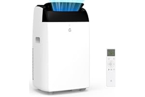 Condizionatore Portatile 12000 BTU, 4-in-1Climatizzatore Portatile Con Deumidificatore, Air Conditioner Con Display Digitale e Telecomando, Funzionamento Silenzioso, 24H Timer, Copertura 51 ㎡