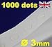 Produktbild 1000 Glue Dots Sticky Craft transparent Karte machen Scrap 3 herausnehmbaren mm Glu Punkte Low Tack/Easy Tack