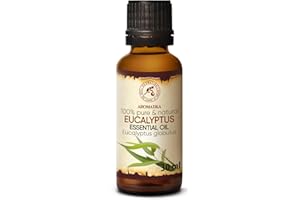 AROMATIKA TRUST THE POWER OF NATURE Eucalyptus Pure Essential Oil 30ml - 100% Natural - Eucalyptus Globulus - Best for Beauty - Sauna - Aromatherapy - Inhalation - Aroma Diffuser - Fragrance Lamp - Promoting Health