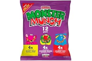 Walkers Monster Munch Variety Snacks 12 X 25G by Walkers
