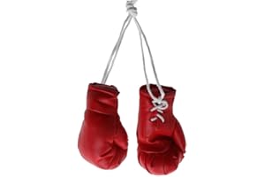 vepoty Car Pendant Mini Boxing Gloves Miniature Punching Gloves Car Mirror Hanging Ornament Decoration for Car