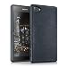 Produktbild kwmobile Hülle für Sony Xperia Z5 Compact - TPU Silikon Backcover Case Handy Schutzhülle - Cover Brushed Aluminium Design Anthrazit Transparent