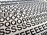 Material: Vinilo impermeable - corte a la forma de las letras/números