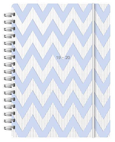 Letts - Agenda escolar (tamaño A6, vista semanal, 19/20), color azul