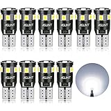 ★【Multiuso】: uso para luces interiores (domo, mapa, puerta, carga, espejo, guantera, cortesía, luces de troncal), luces de matrícula, luces de posición laterales, luces de posición, luces de esquina, luces traseras interiores, etc. .La mayoría de los autos caben más de 1 posición.