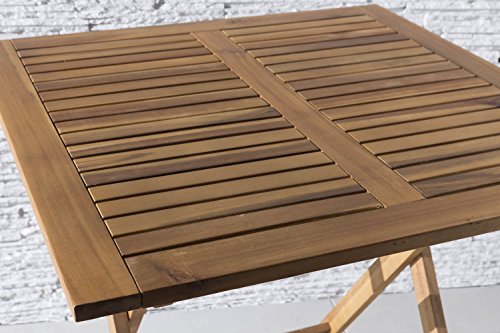 SAM® Gartentisch Camelia, klappbarer Balkontisch aus Akazienholz, FSC
