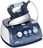 Depósito de agua extraible DeLonghi 6387/7 Ariete - Centro de planchado, color plateado y azul