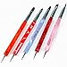 Neverland 5Pcs 2-Way Acrylic UV Gel Nail Art Painting Design Polish Pen Brushes set