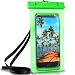 Produktbild ONEFLOW Wasserdichte Hülle für Motorola + Lenovo | Full Cover in Grün 360° Unterwasser-Gehäuse Touch Schutzhülle Water-Proof Handy-Hülle für Moto G6 G5s E4 X4 Z2 One UVM Case Handy-Schutz