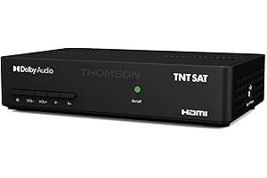 Thomson THS 806 TNTSAT HD, DVB-S2, HDMI, Péritel, Spdif, USB, Flux RSS, Alimentation 230/12V fournie