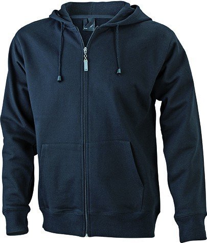JN042-1 Mens Hooded Jacke Sweatjacke Kapuze Sweatshirt, Farbe:black;Herrengren:3XL XXXL,Black