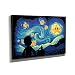 Produktbild Nerdinger Mario Stars Night - Kunstdruck auf Leinwand (60x90 cm) zum Verschönern Ihrer Wohnung. Verschiedene Formate auf Echtholzrahmen. Höchste Qualität.