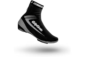 GripGrab RaceAqua Waterproof Road Bike Rain Aero Overshoes Windproof Cycling Shoe-Covers Sleek Tight Fitting Gaiters
