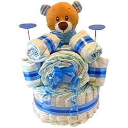Tarta de pañales batería de música para niño