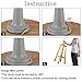 Neverland Beauty Cosmetology Mannequin Head Tripod Holder Stand Sucker Desk Table Holder Stand Clamp Black