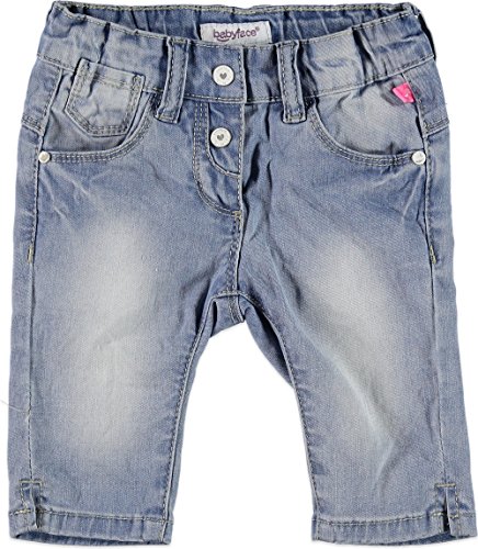 Babyface Baby Girls Capri jeans, Light Blue, size 12M