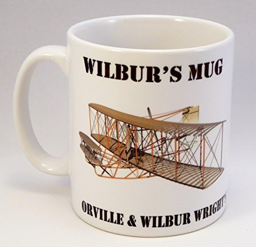 Wright Flyer, Aircraft Aeroplane Birthday Gift Mug for Him Or Her, Anniversary, Christmas, Birthday Present