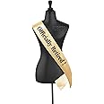 Hubops Officially Retired Sash Gold for Men & Women. Great for Work Party, Events, Party Supplies, Gifts, Favors, & Decorations. (Gold)