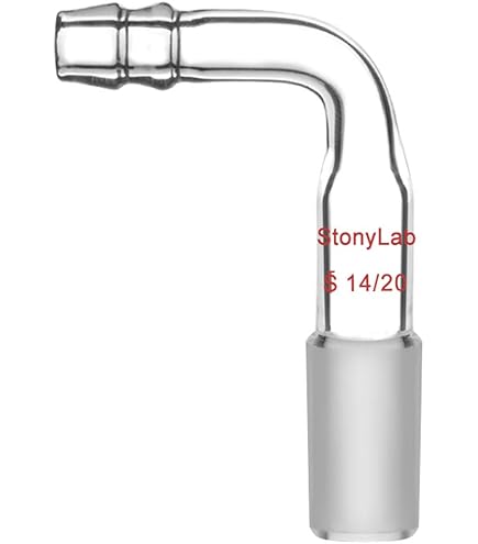 Stonylab Graduated Druk Equaliserende Additietrechter, Borosilicaatglas Tropfende Trechter Met 24/40 Gezamenlijke En Hoge Vacuümklep Voor