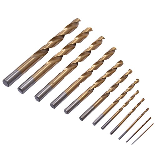 Spiralbohrer 230 tlg Bohrersatz Bohrerkoffer Stahl Metallbohrer Bohrer Set TITAN HSS TiN 1-10mm Sortiment Bohrerkassette - 5