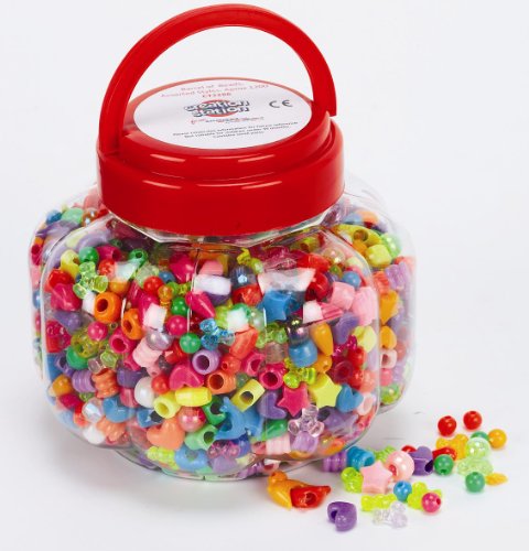 Artstraws - Abalorios (1200 unidades aprox, en estuche redondo con asa)