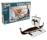 Verkehrsmittel: Schiff Revell Modellbausatz Schiff 1:50 - Viking Ship im Maßstab 1:50, Level 3, originalgetreue Nachbildung mit vielen Details, Segelschiff, 05403