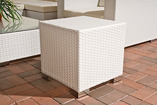 Preisvergleich Produktbild Beistelltisch Barcelona weiß