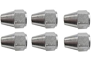 XtemeAuto® BRAKE PIPE NUT FITTINGS metric imperial unf copper pipe brass tubing 3/16 TUBE (Brake Nuts 7/16 UNF (24tpi) Female)