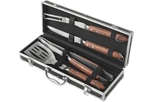 BRANDANI - Valigetta Set 4 Pezzi BBQ Barbeque 52087