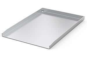 ONLY FIRE Onlyfire Plancha para Barbacoa de Acero Inoxidable para Modelos Weber Spirit Grill