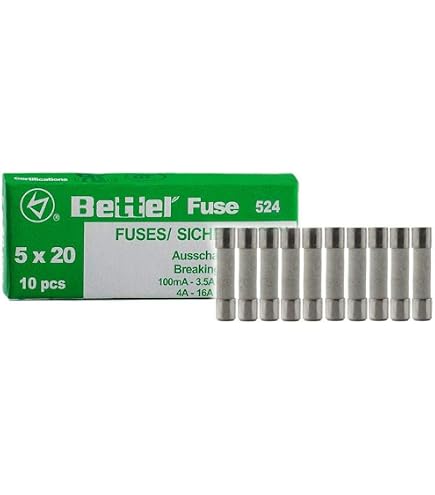 Fusible Rapide En Verre 4A / 250V - Taille 5x20 Mm - Boîte De 10 Pièces - 4