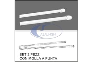 JUMBO BACCHETTE PER TENDA PUNTA A MOLLA CM 60