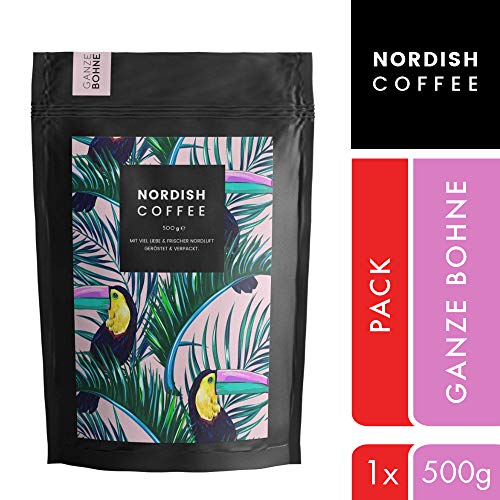 Nordish.Coffee Peruhondas - 500 g Kaffeebohnen - Premium Kaffee ganze Bohnen - Arabica und Hochland - Bio-Anbau und Fair - Schonend und Frisch in kleinen Mengen nahe Hamburg Geröstet