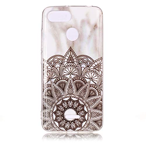 Cozy Hut Coque pour Xiaomi Redmi 6, Coque Silicone Motif Marbre, Housse Etui de Protection Bumper en TPU Souple Lustré [Anti Choc] [Anti Rayures] pour Xiaomi Redmi 6