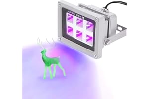 UniTak3D 405nm 6W Stampante 3d Lampada Polimerizzante in Resina UV,60W di Effetto di Uscita,per Stampante 3D SLA/DLP e Solidificare Resina Fotosensibile