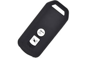 Happyit Silicona Fundas para Cubiertas de Llaves de Coche para Honda PCX 150 híbrido X-ADV SH125 Scoopy SH300 Forza 125 300 Motor Scooter 2 Botones (Negro)