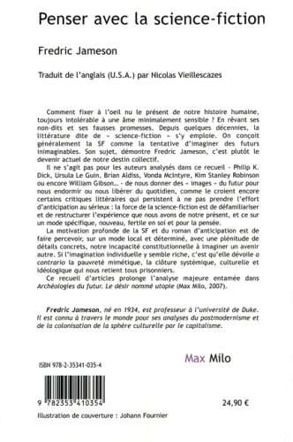 Couverture du livre de Penser avec la science-fiction : Tome 2 d'Archéologies du futur. Le désir nommé utopie