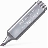 Faber-Castell Fosforlu Kalem 46 Metalik G&uuml;m&uuml;ş