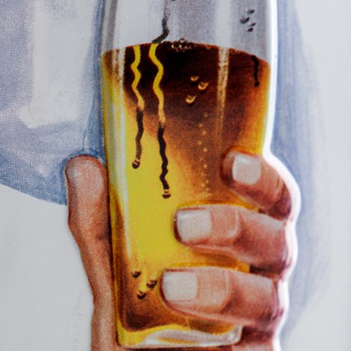 Nostalgic-Art 22155 Bier und Spirituosen Bier ist gut… sagt der Arzt Blechschild, 20 x 30 cm - 2
