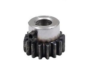 Kugghjulsmotorväxel, steggering 1 st 1,5M 16T kugghjulsdrev 6 mm 8 mm 10 mm 12 mm hål metallväxel 16 kuggar 1,5 modulstegs ku
